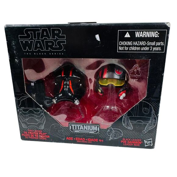 Star Wars Black Series Tie Fighter Pilot & Poe Dameron Titanium Series - Picture 1 of 6